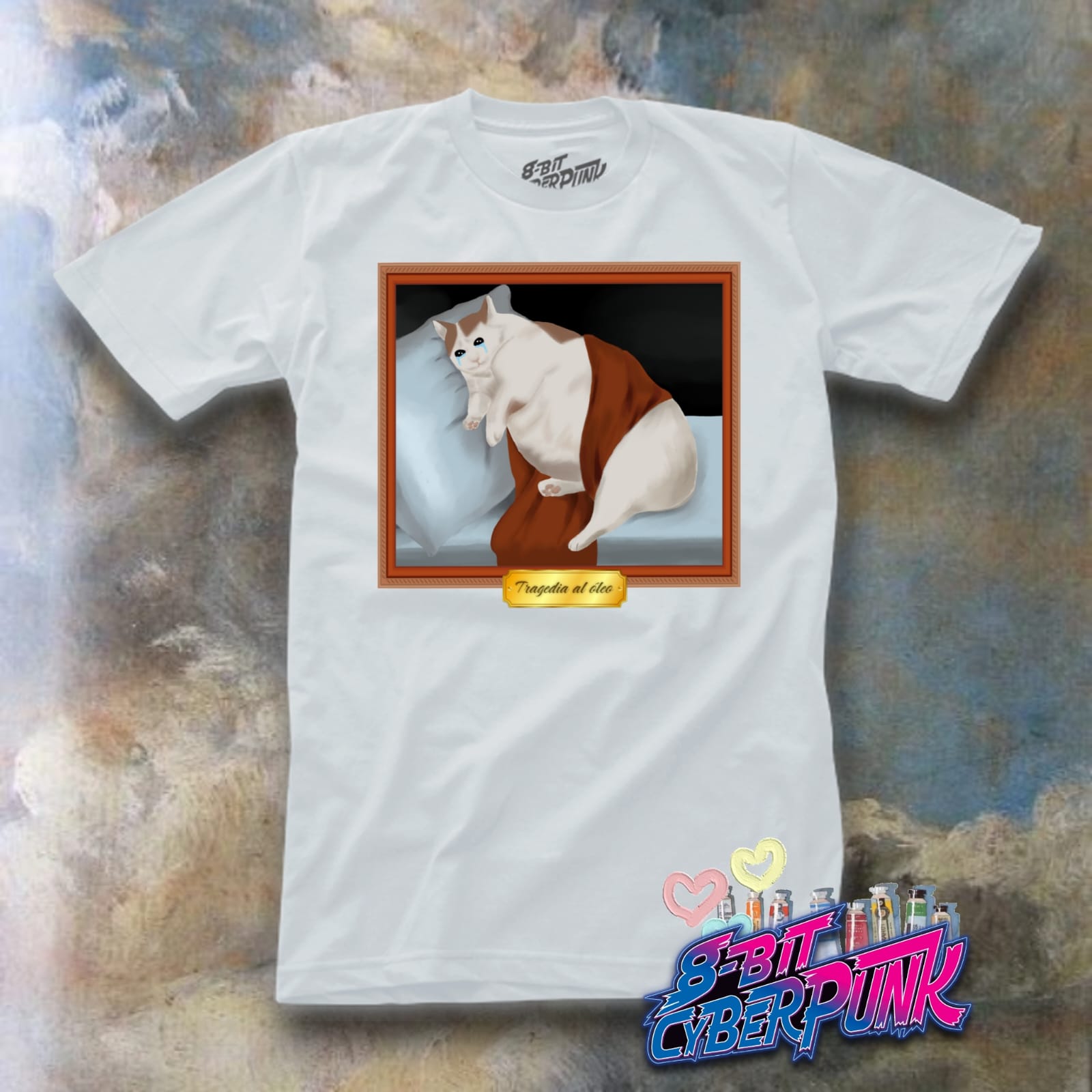 Tragedia al óleo Multicolor