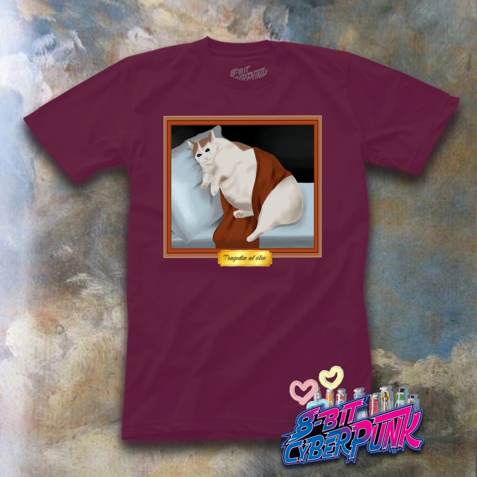 Tragedia al óleo Multicolor