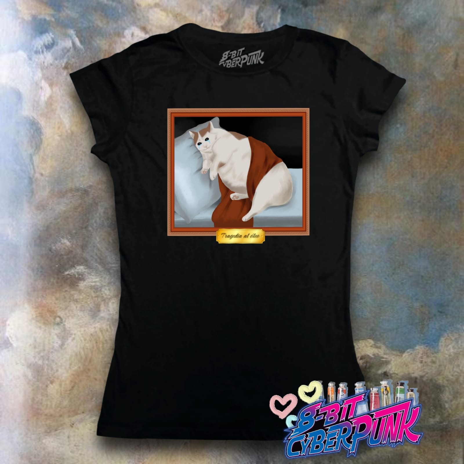 Tragedia al óleo Multicolor