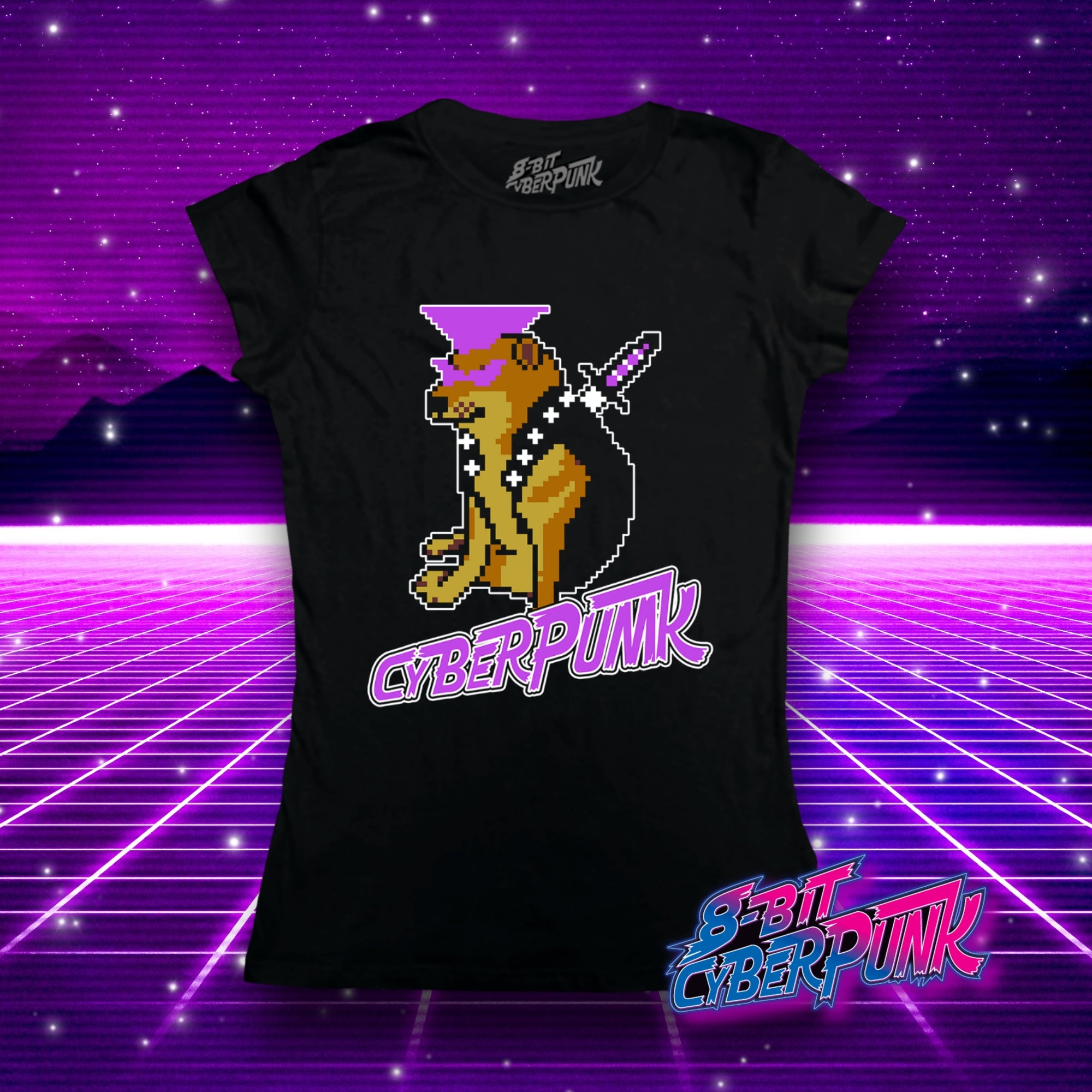 Retro Cheems Cyberpumk Multicolor