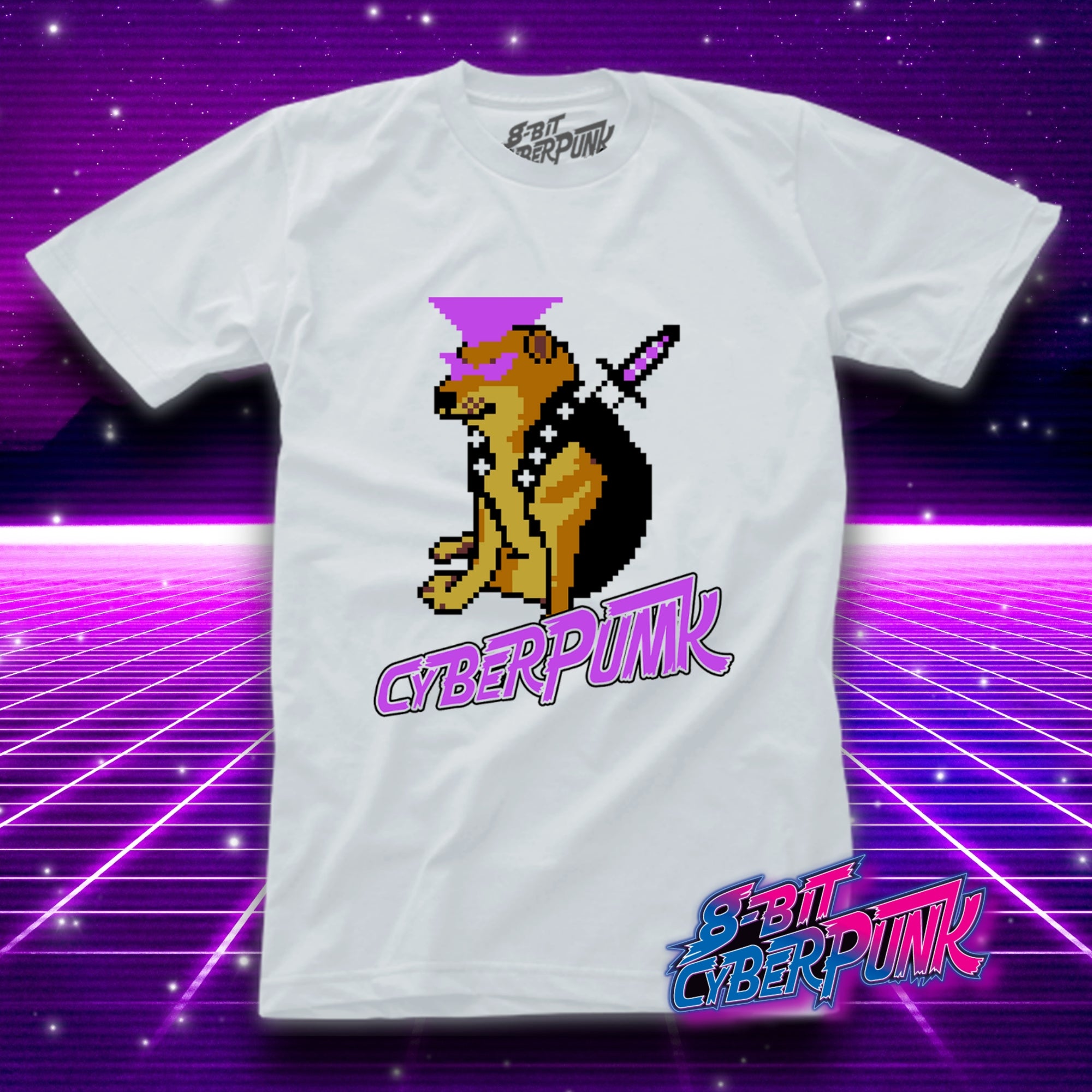 Retro Cheems Cyberpumk Multicolor