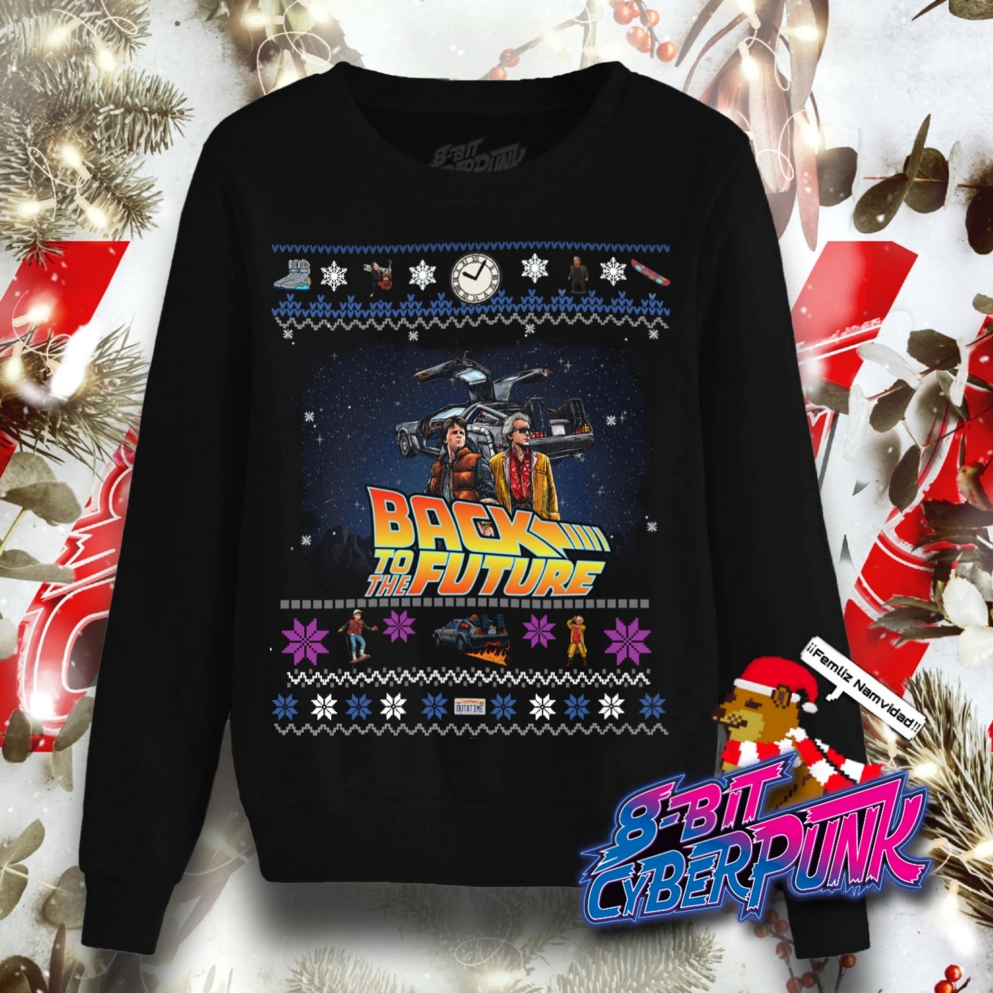 Ugly Sweater Back To The Future