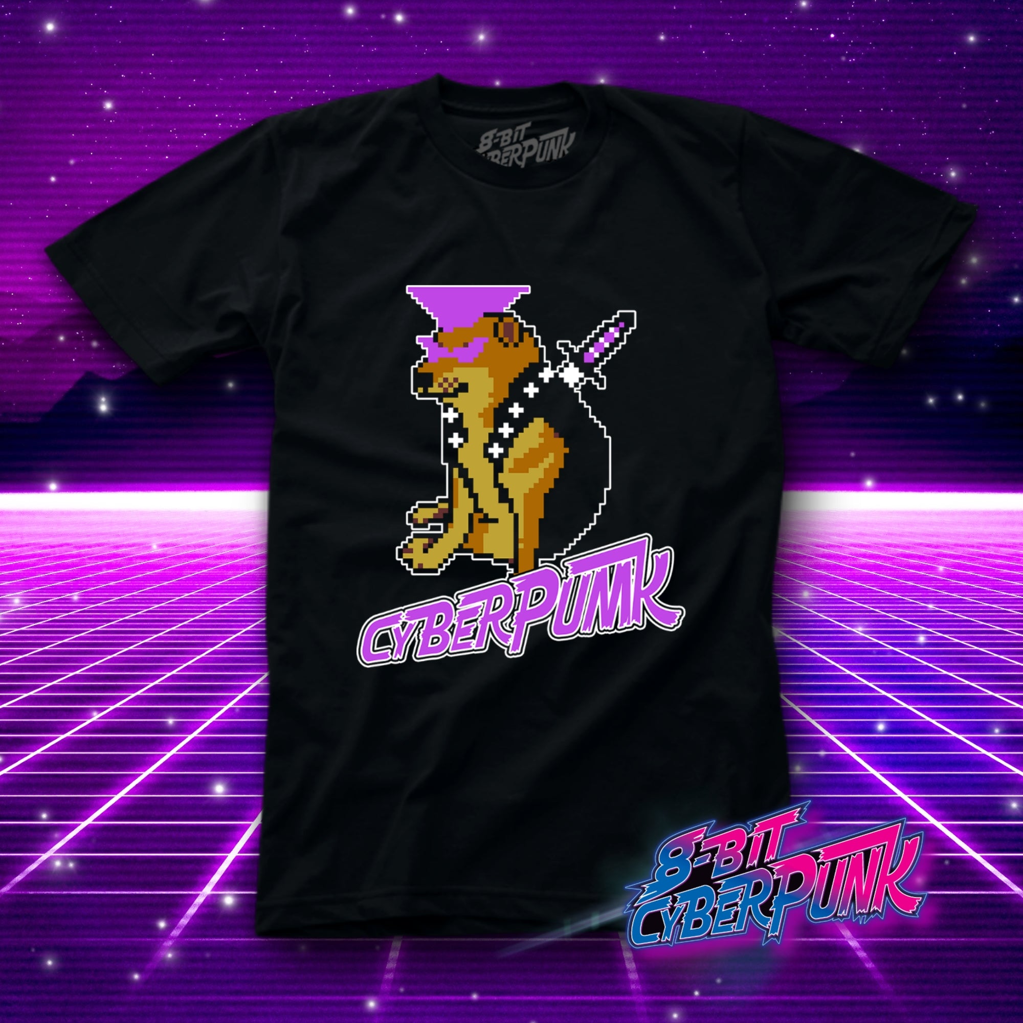 Retro Cheems Cyberpumk Multicolor