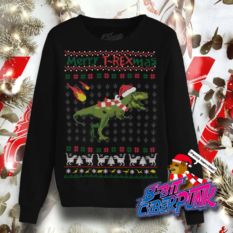 Ugly Sweater T-Rex Unisex