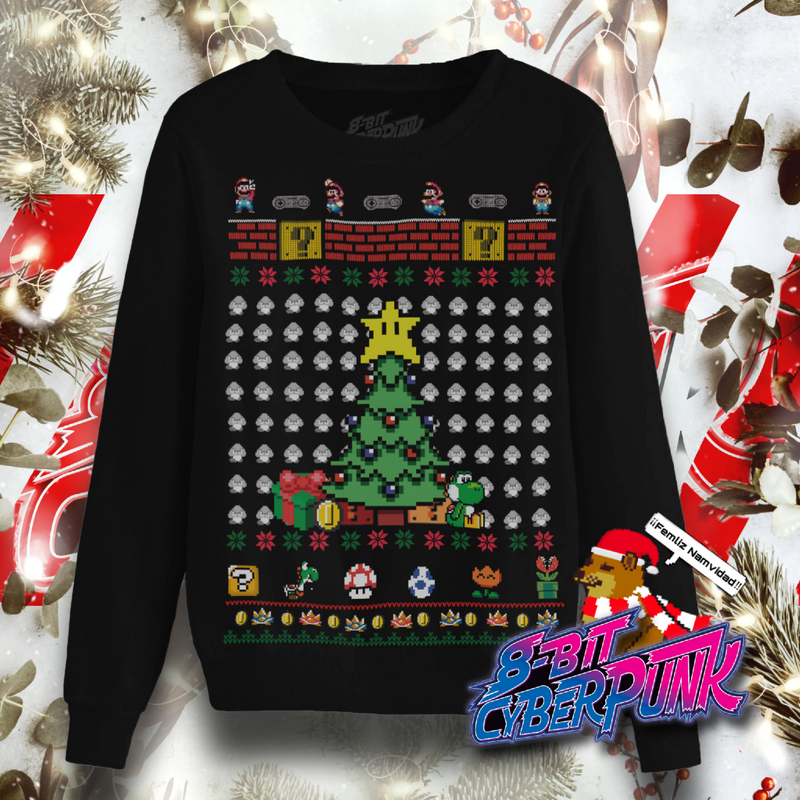 Ugly Sweater Mario Unisex