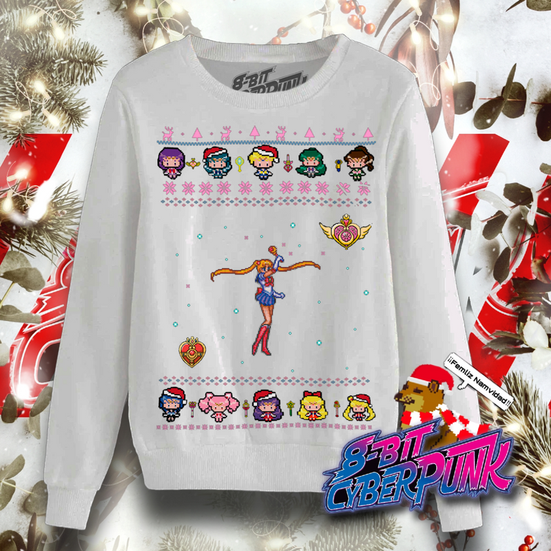 Ugly Sweater Sailor Moon (white)